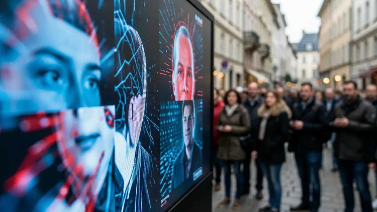 Imagen genérica de una pantalla con imágenes manipuladas digitalmente.
