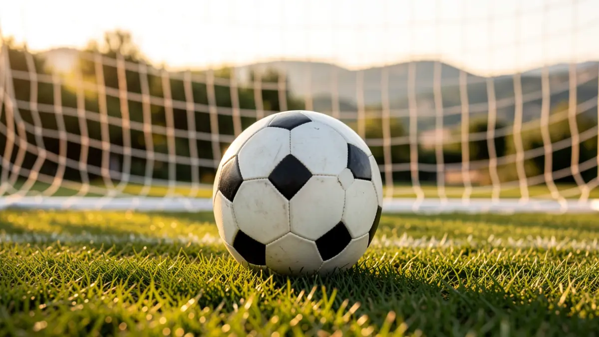 Imagen genérica de un balón de fútbol sobre césped.