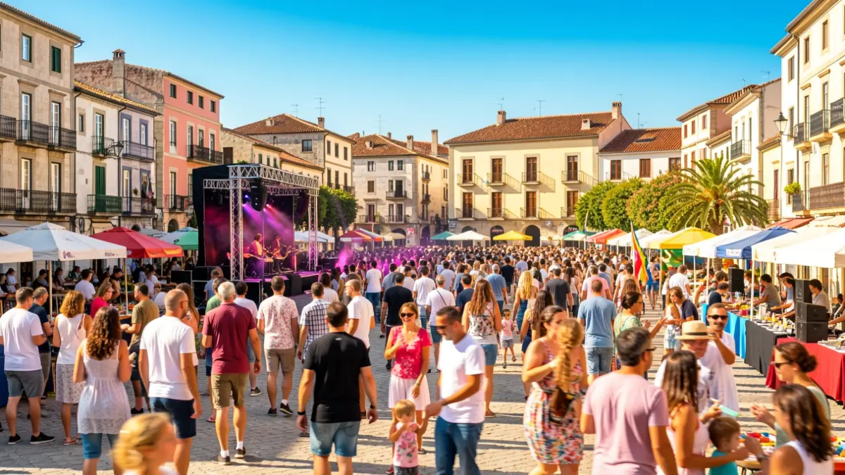 Imatge genèrica d'un festival familiar a l'aire lliure a Girona.