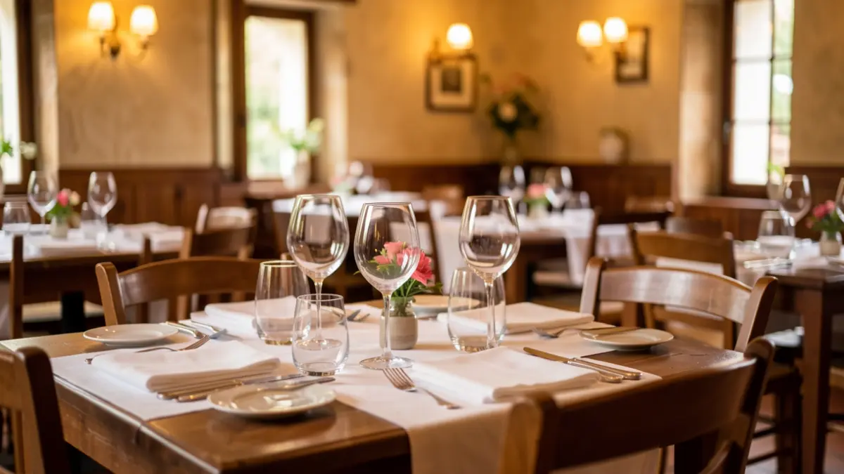 Imagen genérica de un restaurante elegante en Cataluña.
