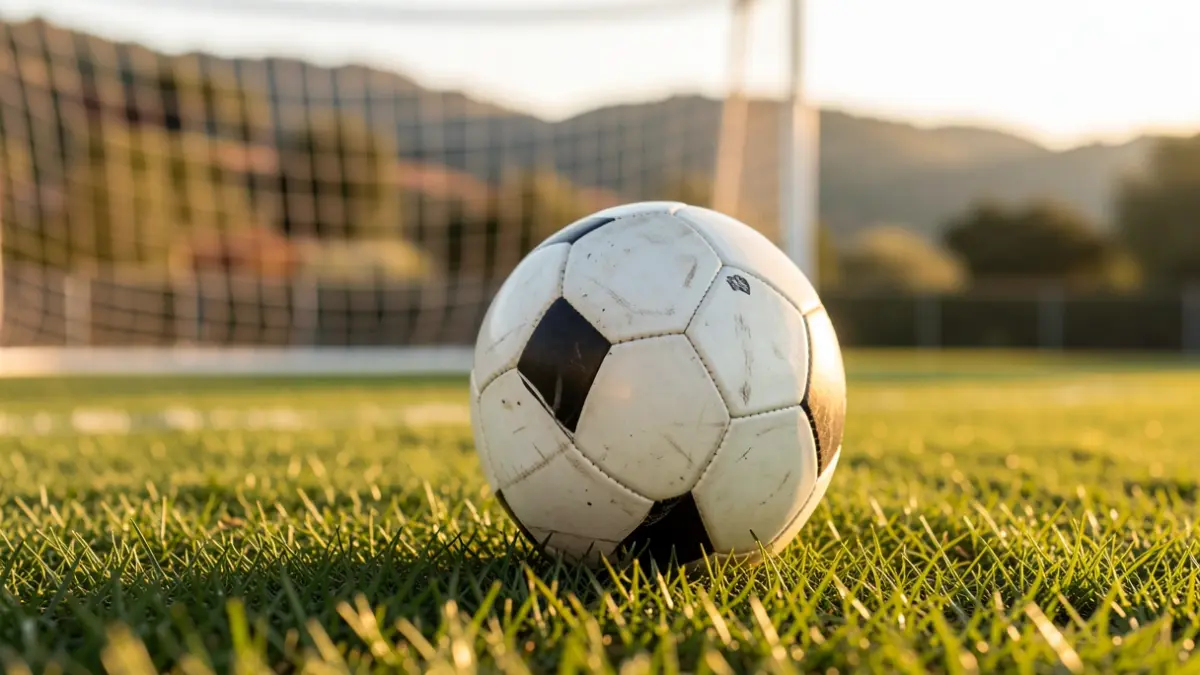 Imatge genèrica d'una pilota de futbol sobre gespa.