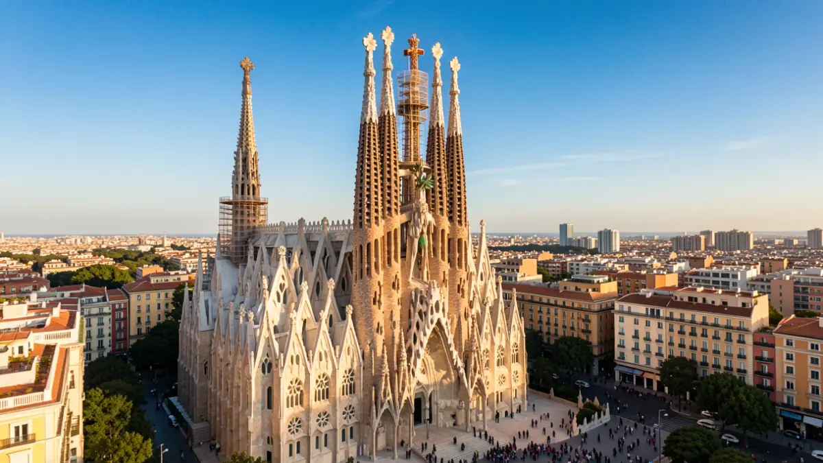 Imatge genèrica de la basílica de la Sagrada Família a Barcelona.
