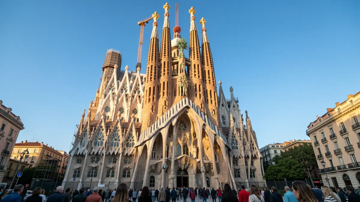 Generic image of the Sagrada Familia basilica in Barcelona.