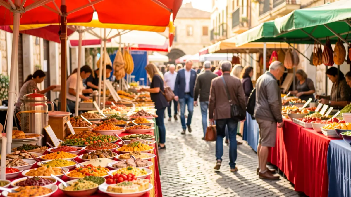 Imagen genérica de un mercado gastronómico en El Serrallo, Tarragona.