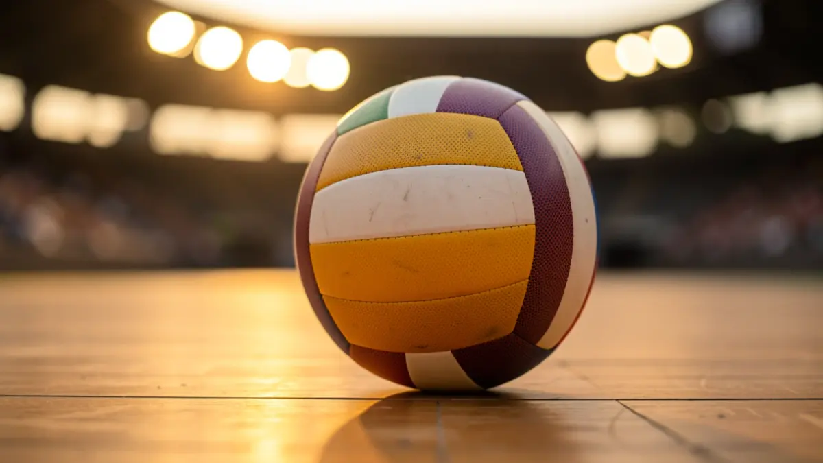 Imagen genérica de un balón de voleibol.
