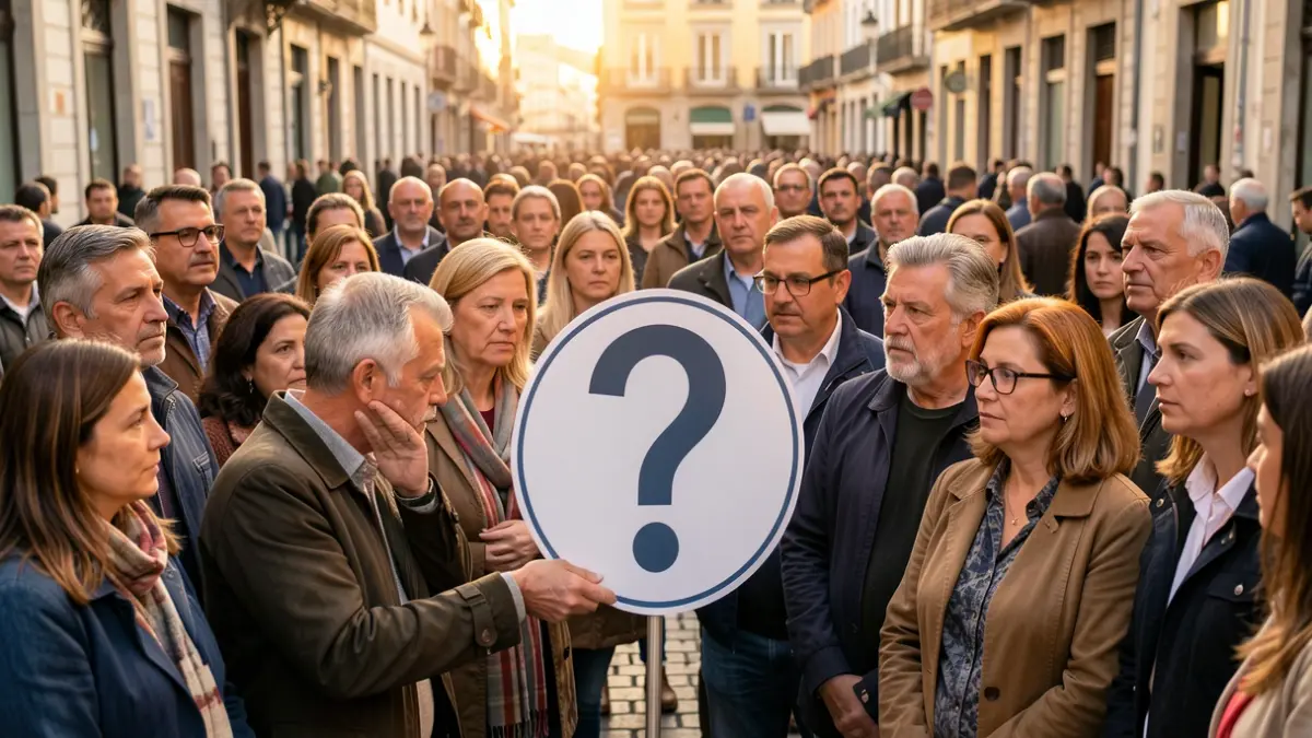 Imagen genérica de ciudadanos participando en una encuesta de opinión.