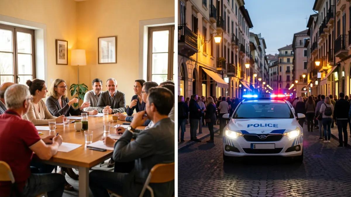 Imatge genèrica de convivència i seguretat urbana.
