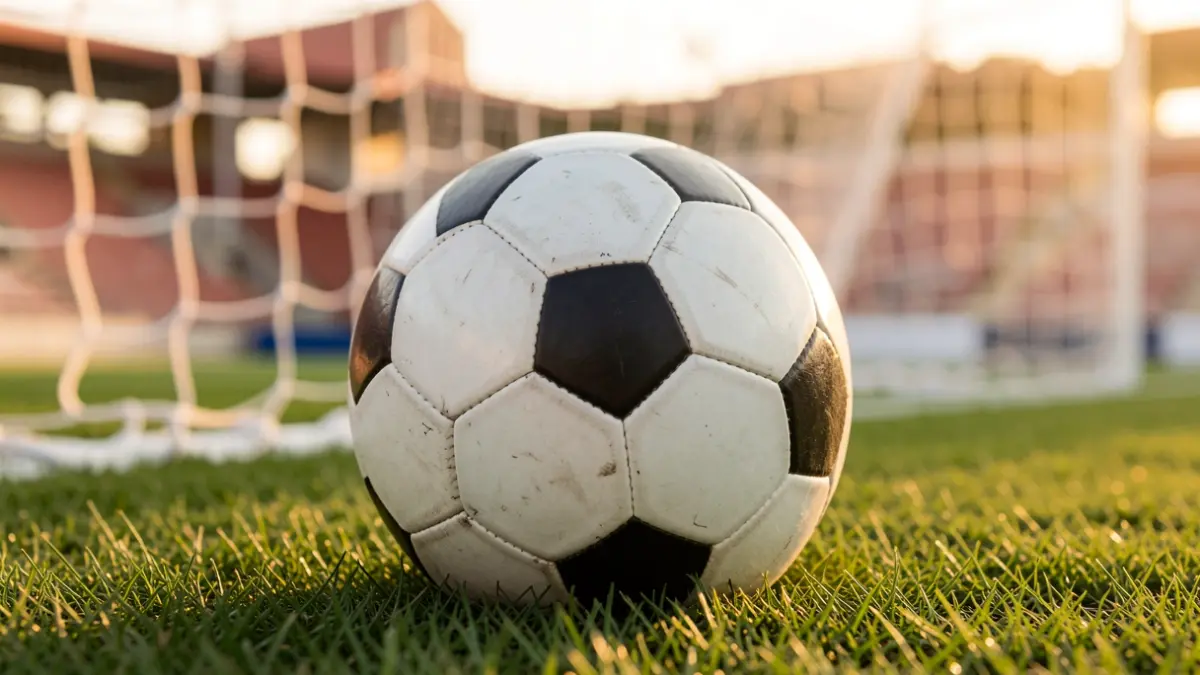 Imagen genérica de un balón de fútbol sobre césped.