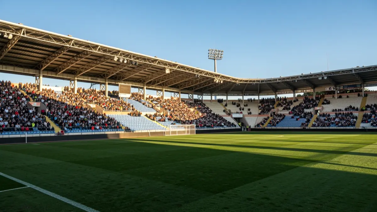 Generic image of a football stadium in Catalonia.