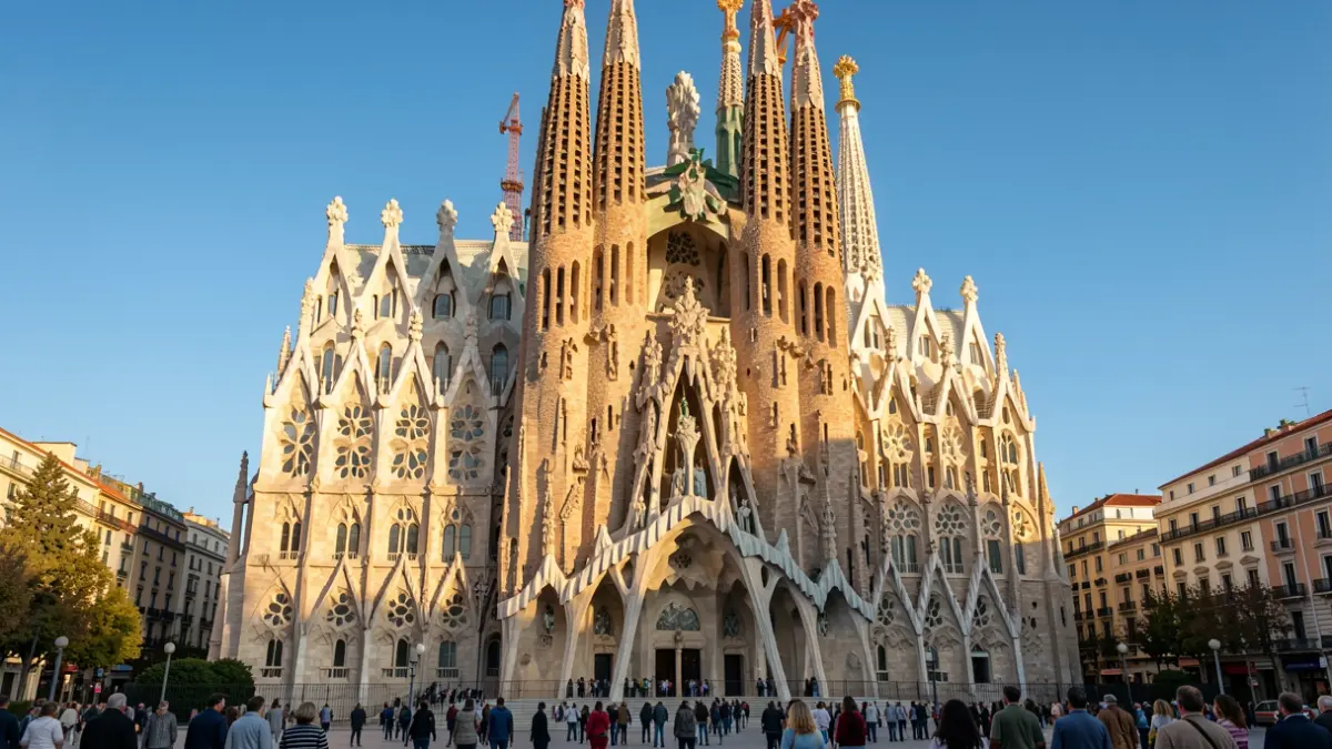 Generic image of the Sagrada Familia facade in Barcelona.