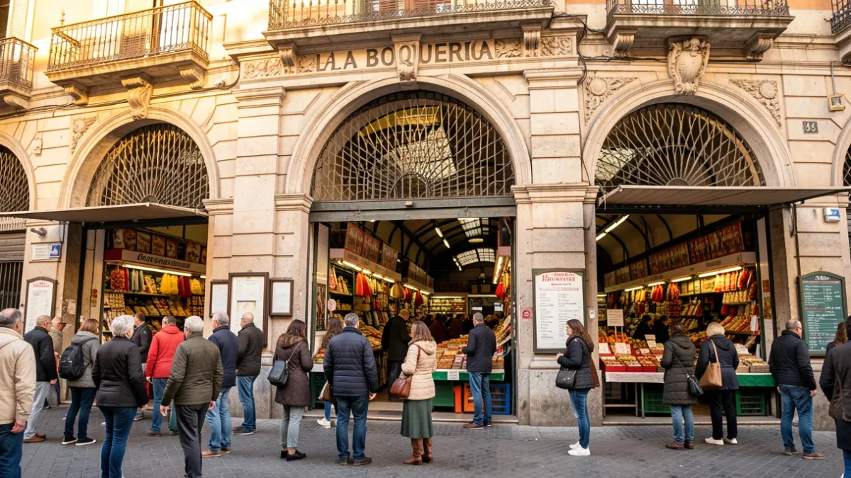 Imatge genèrica del mercat de la Boqueria a Barcelona.
