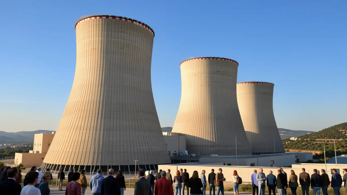 Imatge genèrica de la central nuclear d'Ascó.