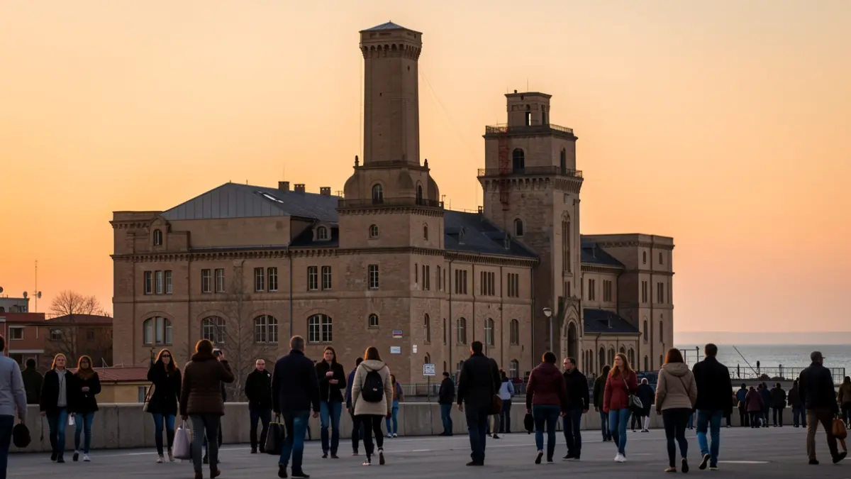 Imatge genèrica de les Tres Xemeneies de Sant Adrià de Besòs.