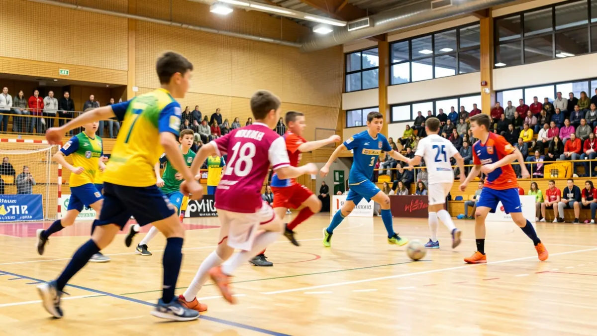 Generic image of a youth handball match.