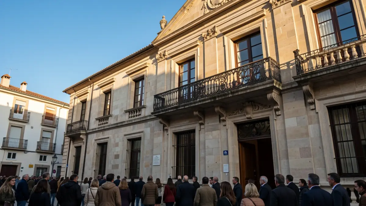 Imatge genèrica d'un edifici institucional amb arquitectura mediterrània.