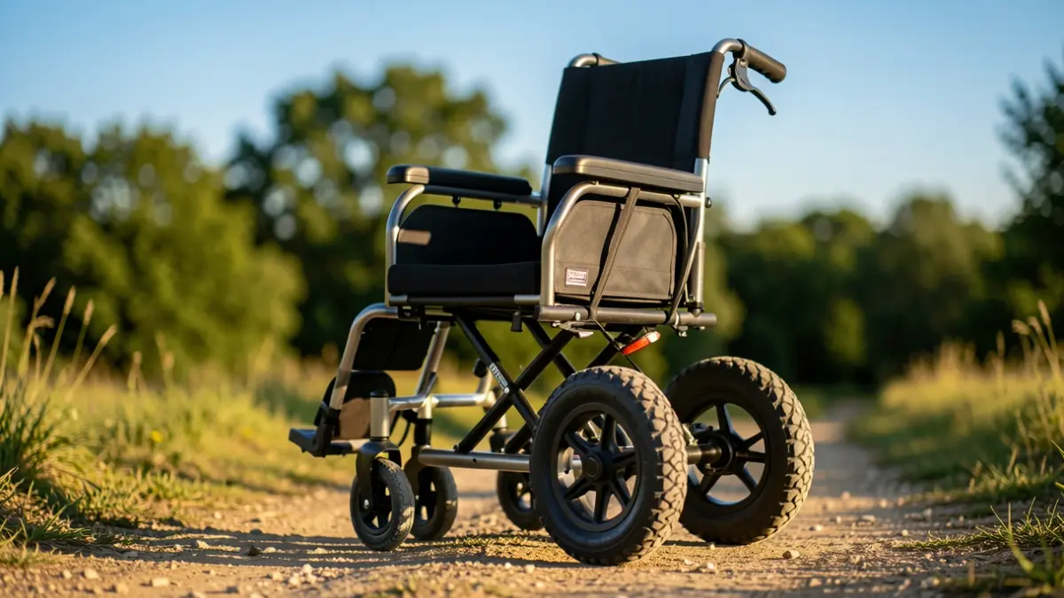 Image of an adapted mountain chair for people with reduced mobility.