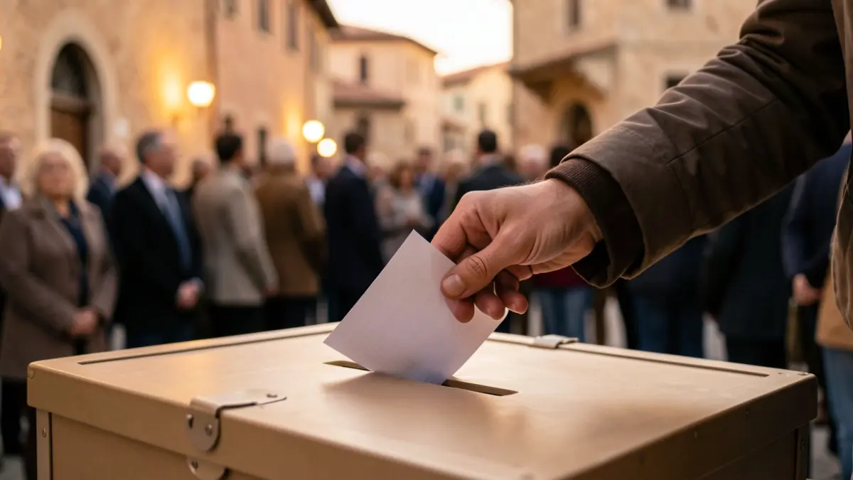 Imatge genèrica d'una urna electoral amb una mà votant.