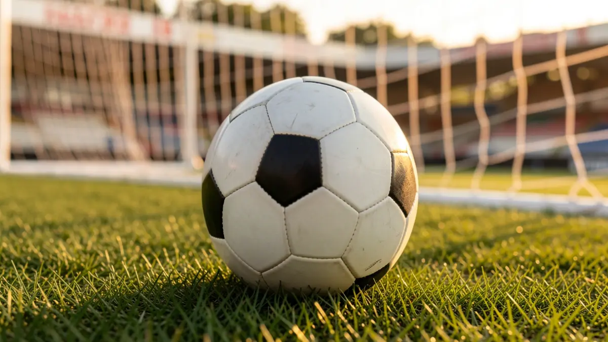 Imatge genèrica d'una pilota de futbol sobre gespa en un estadi.
