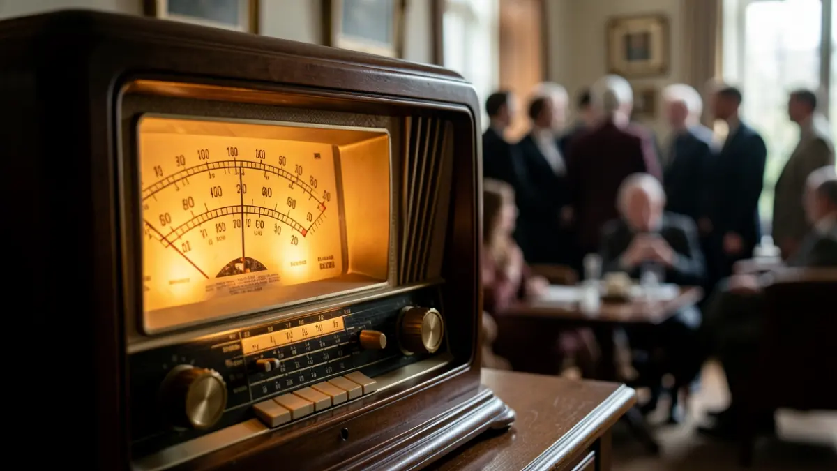 Generic image of an old radio.