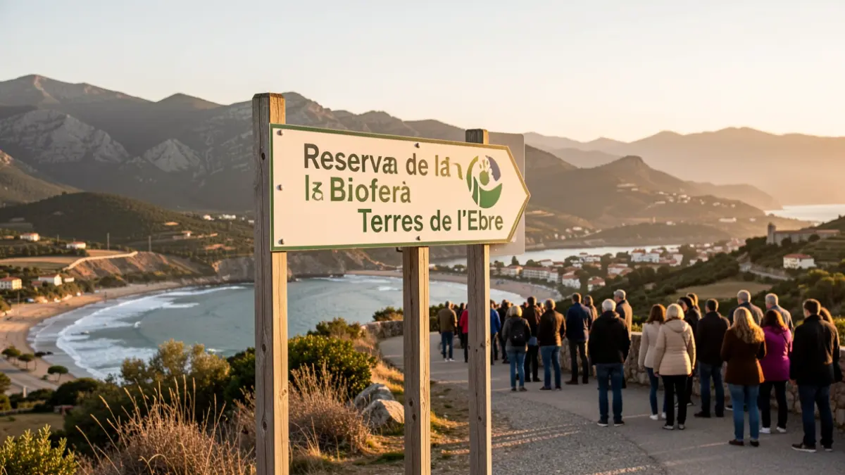 Imatge genèrica de la marca Reserva de la Biosfera Terres de l'Ebre amb paisatges catalans.
