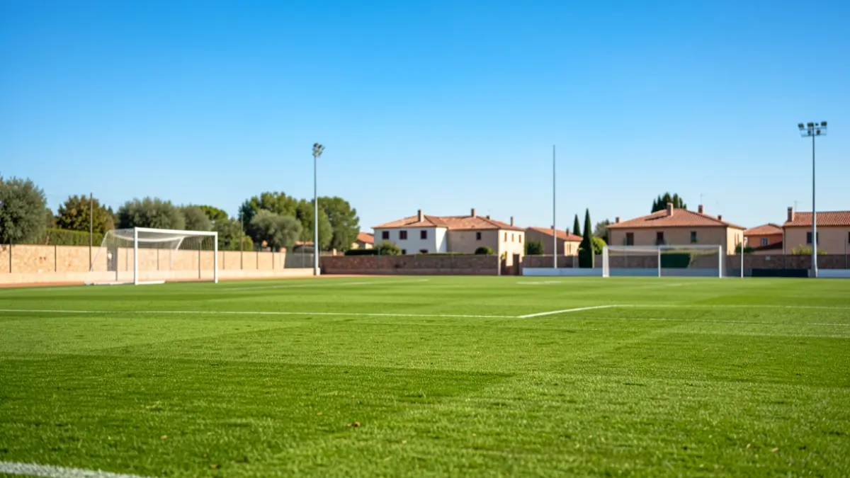 Imatge genèrica d'un camp de futbol al Baix Penedès.