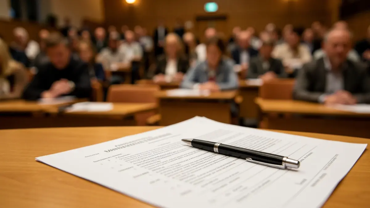 Imatge genèrica d'un examen universitari.