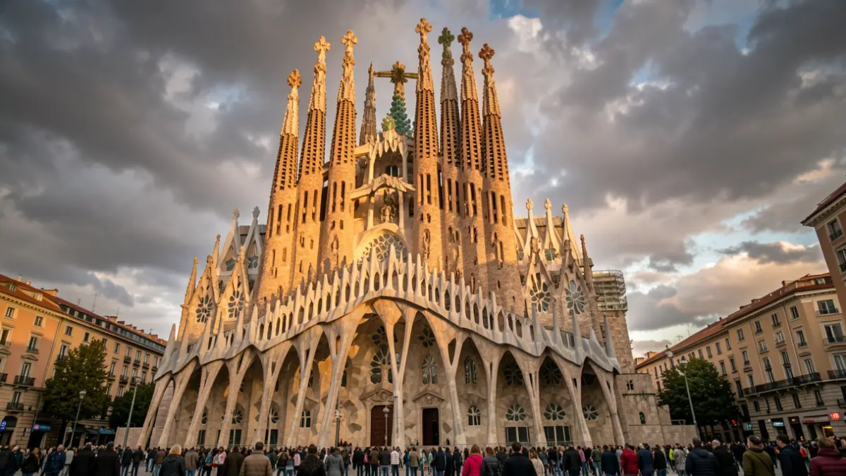 Generic image of the Sagrada Familia in Barcelona.