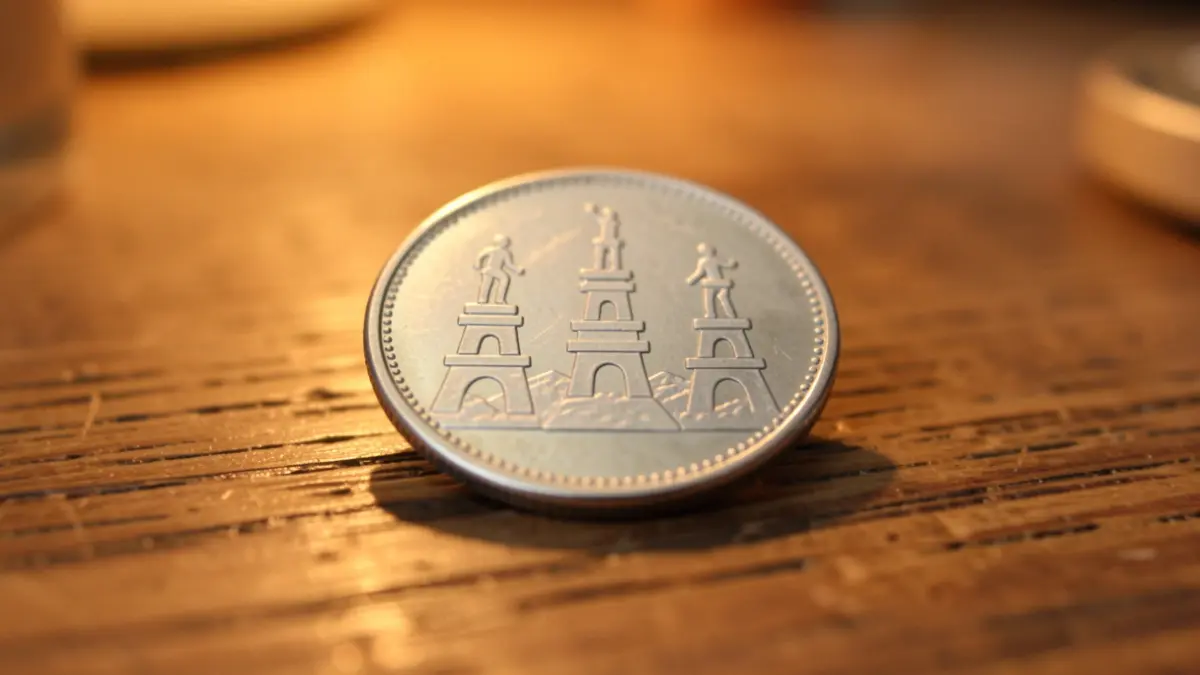 Moneda commemorativa dels Xiquets de Valls.