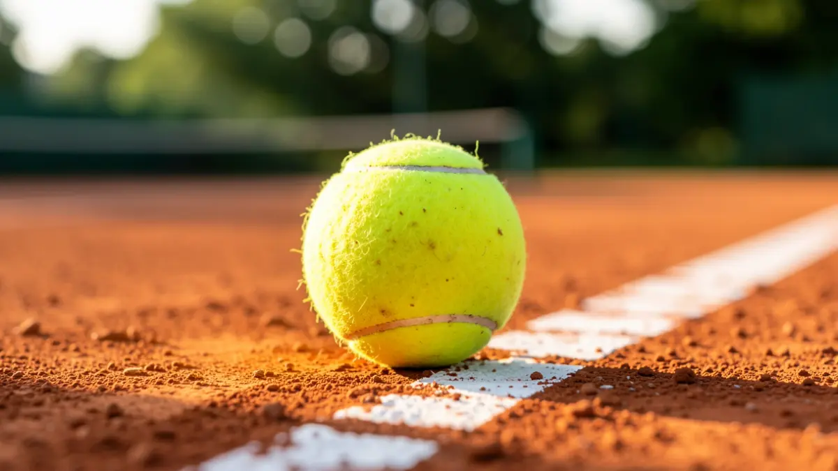 Imatge genèrica d'una pista de tennis amb una pilota.