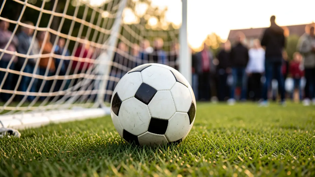 Imatge genèrica d'una pilota de futbol sobre gespa.