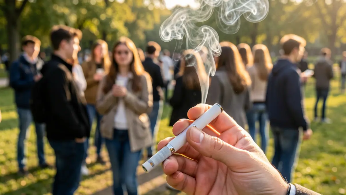 Imatge genèrica de dispositius de vaporització i joves.