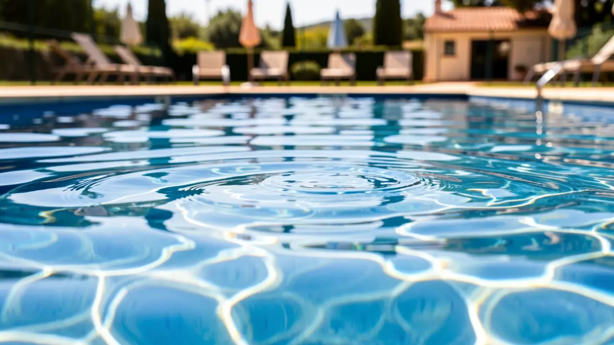 Imatge genèrica d'una piscina exterior a l'estiu.