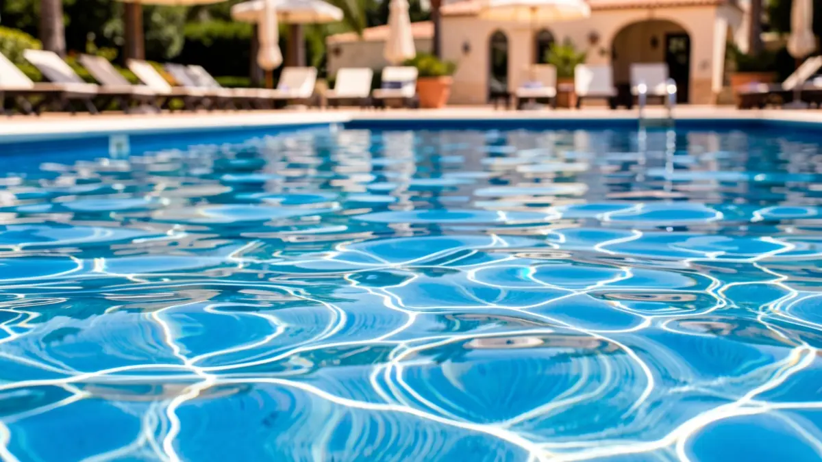 Imatge genèrica d'una piscina pública a l'estiu.