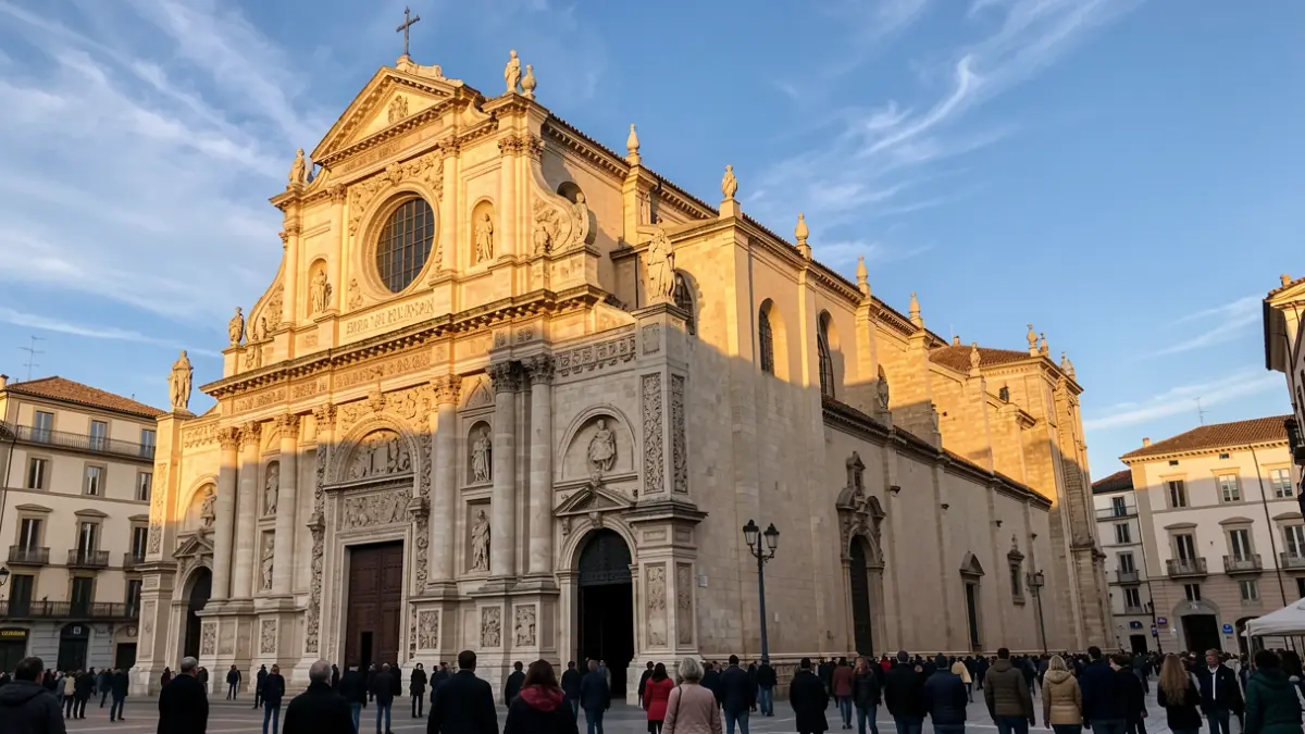Imagen genérica de la Catedral de Tarragona con luz cálida.