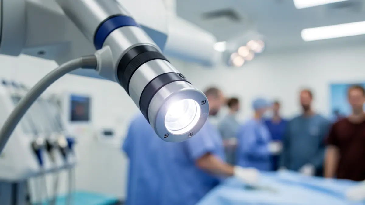 Generic image of a surgical endoscope in a medical setting.