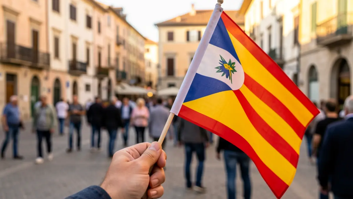 Imagen genérica de la bandera catalana.