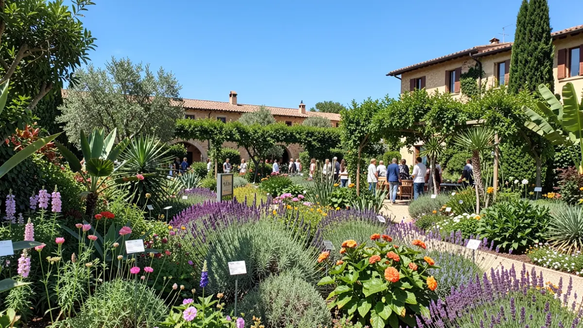 Generic image of a botanical garden with diverse plant species.