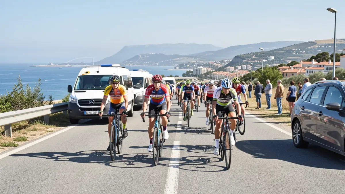 Cocentració ciclista solidària a Tarragona per la investigació de la leucèmia.