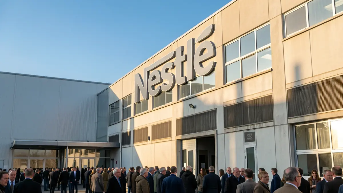 Imagen genérica de una fábrica de Nestlé.