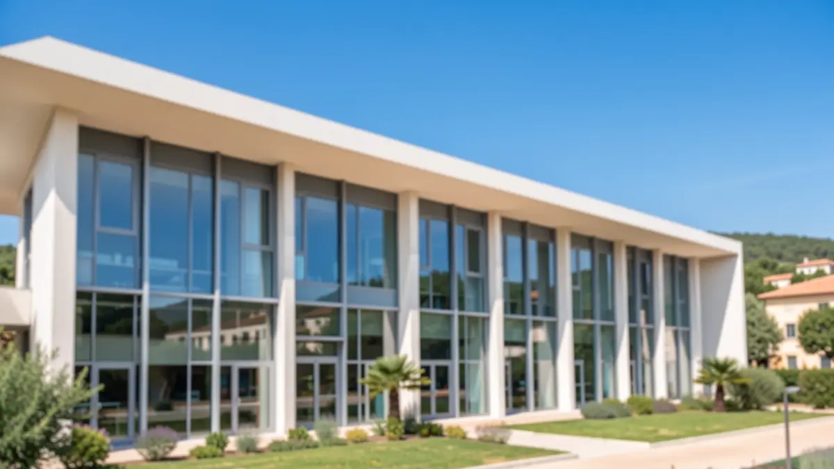 Generic image of a modern university building with large windows.