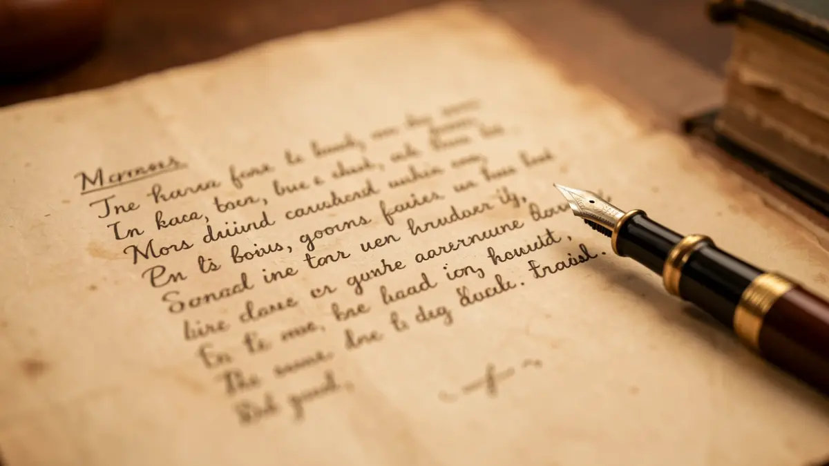 Generic image of old manuscripts and a quill pen.
