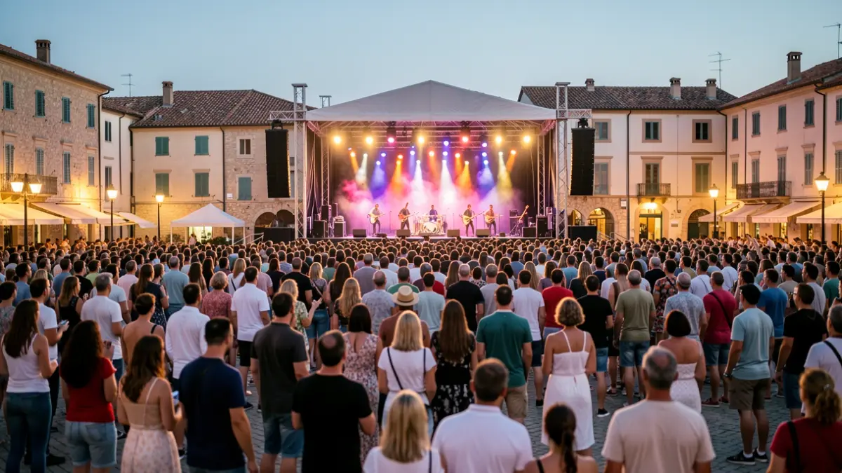 Imatge genèrica d'un festival de música a l'aire lliure.