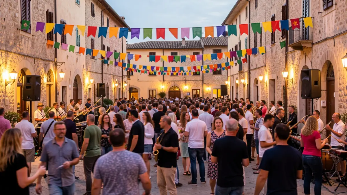 Generic image of a popular festival with a festive atmosphere.