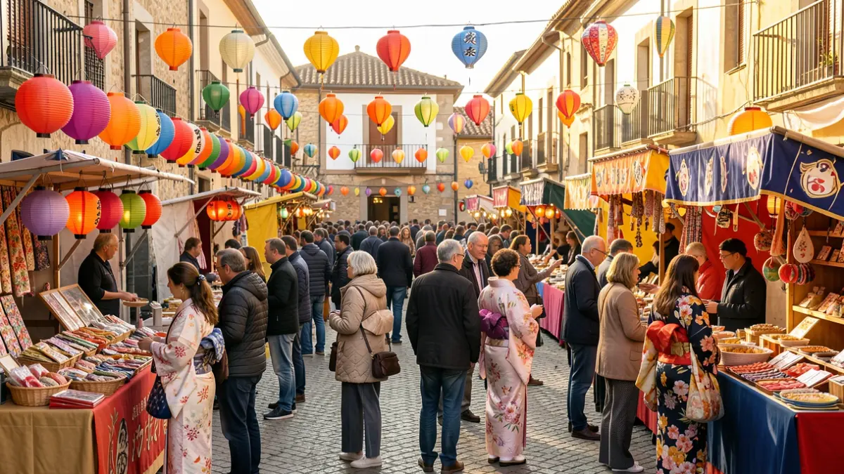 Imagen genérica de una feria cultural japonesa en Cataluña.