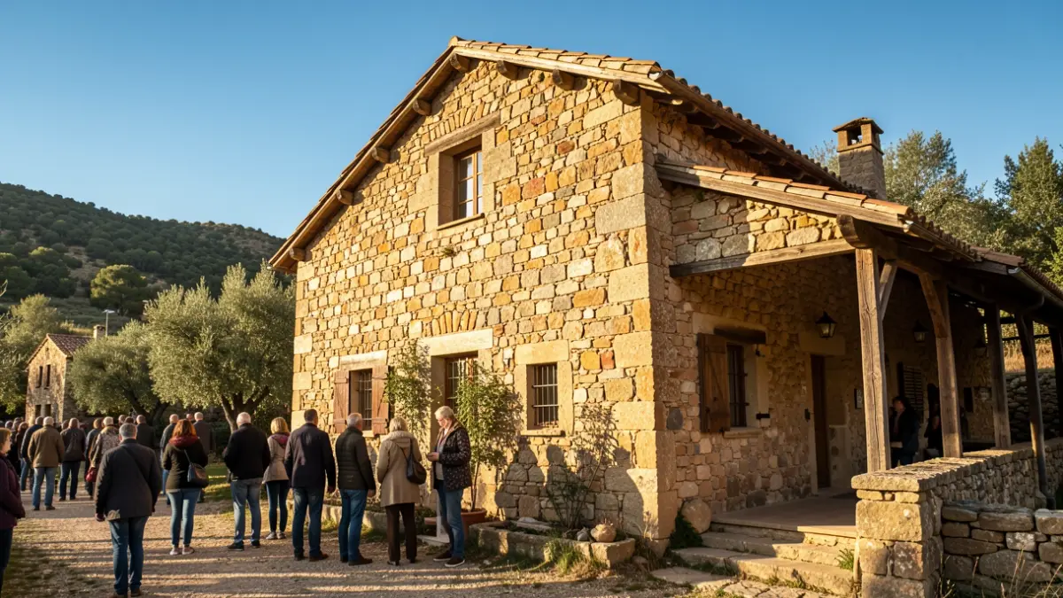 Imatge genèrica d'una ermita rural a Catalunya.