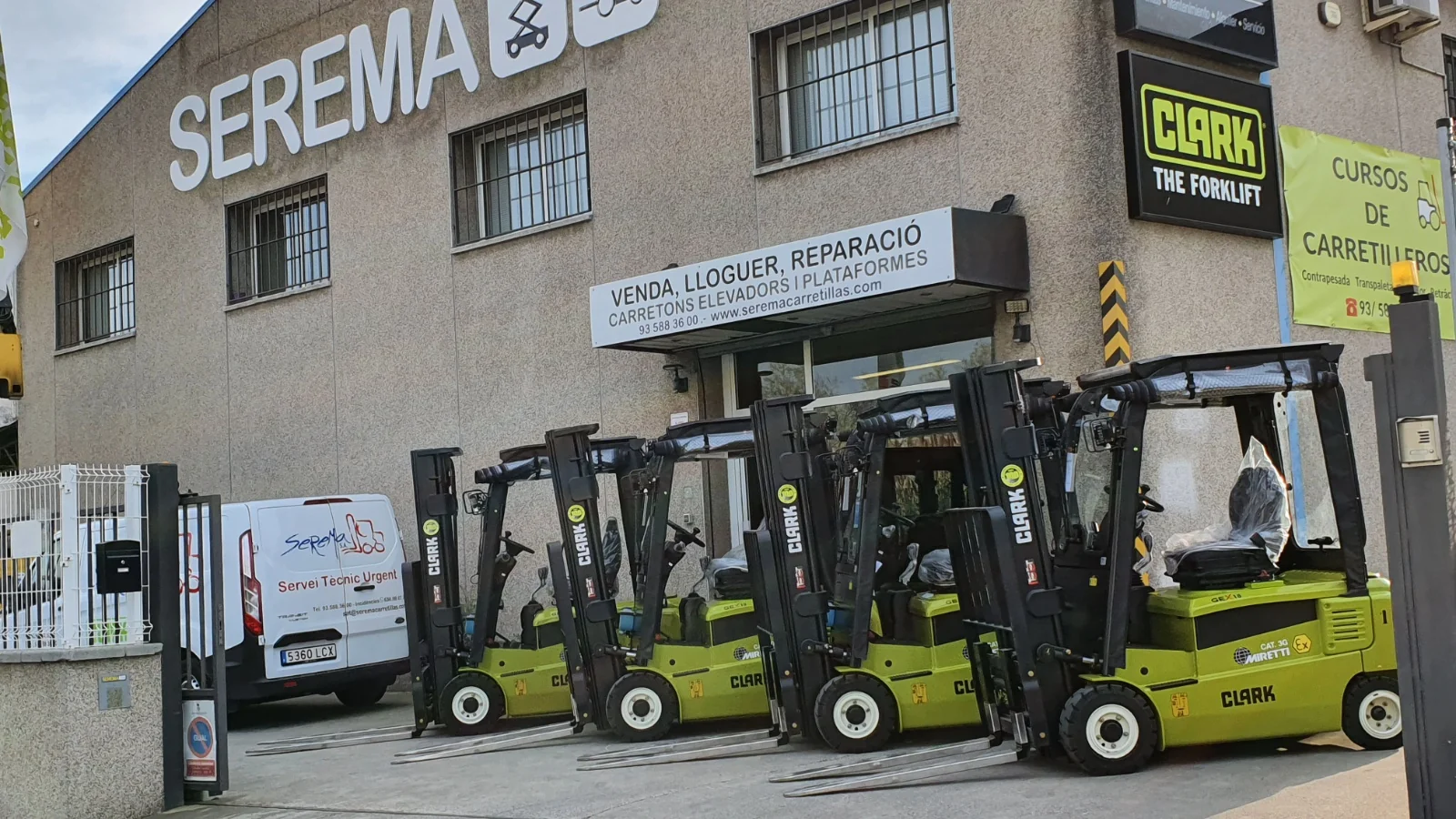Serema reforça la seva posició a Catalunya com a especialista en carretilles elevadores i maquinària ATEX