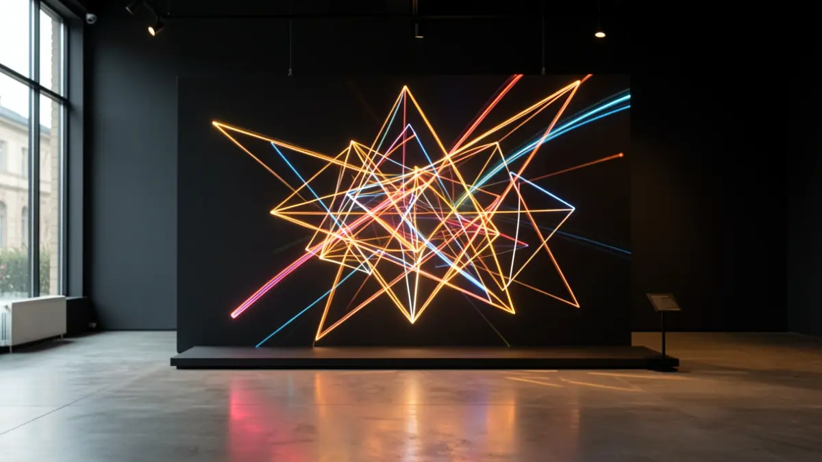 Imagen genérica de una instalación de arte digital.