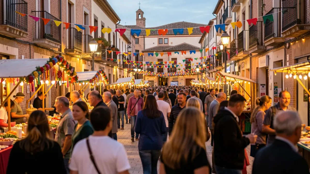 Generic image of a popular festival in Terrassa with a festive atmosphere.
