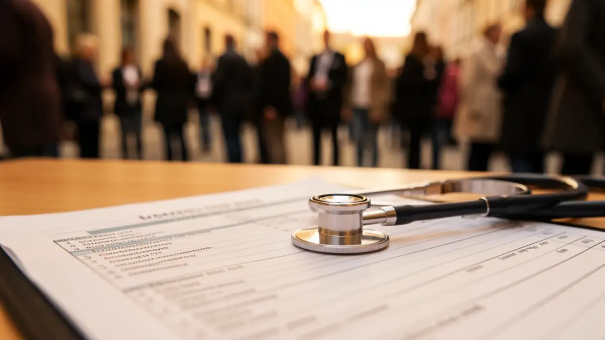 Generic image of a medical document with a stethoscope.