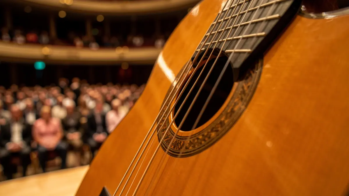Imatge genèrica d'una guitarra clàssica.